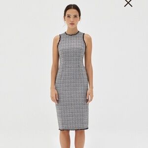 Tweed sleeveless dress - petite XS, brand new (feels like XXS)
